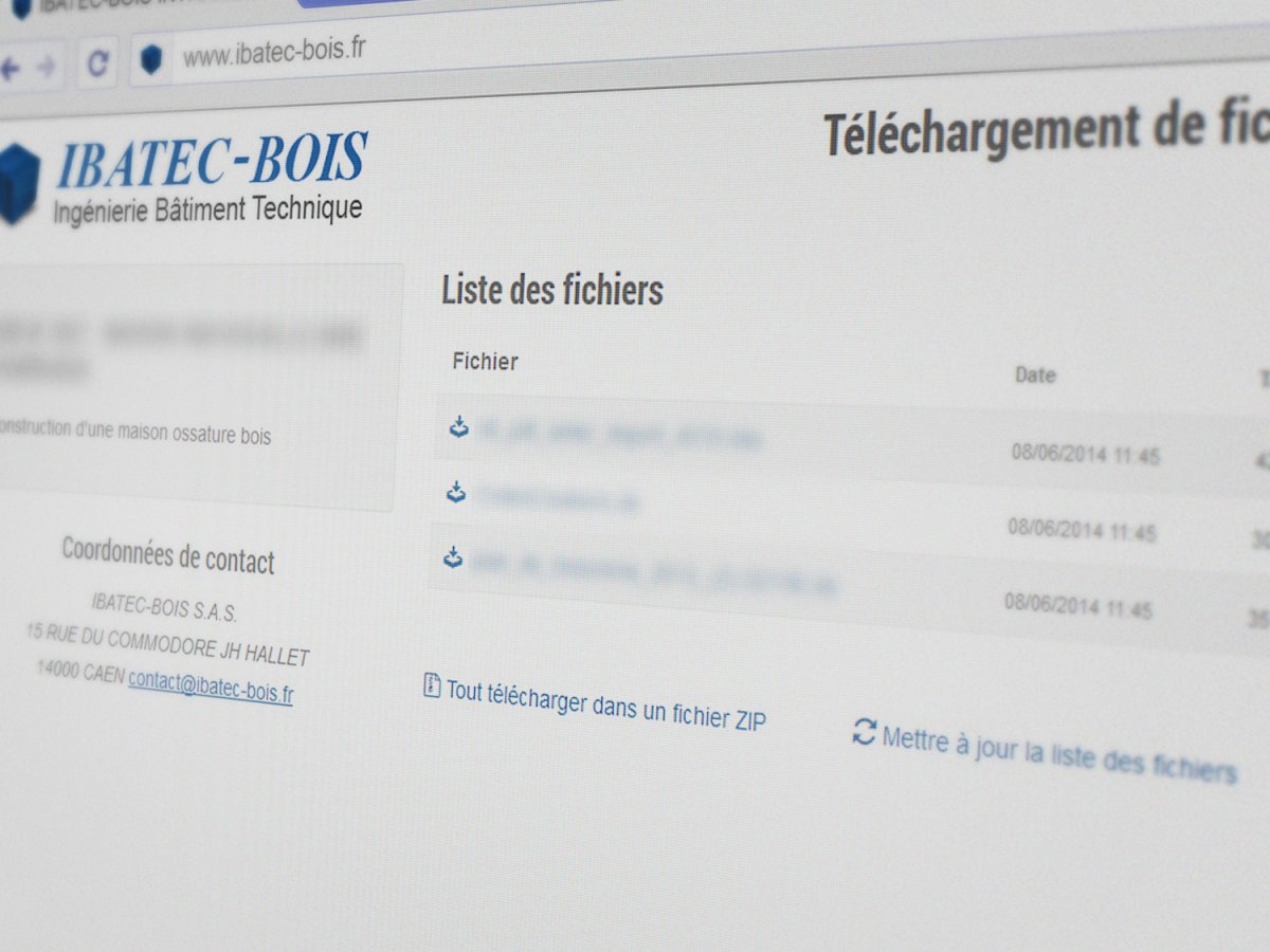Interface publique de mise à disposition des fichiers Interface publique de mise à disposition des fichiers